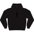 'BLACK ARCHIVE Minimalist Deer Hoodie