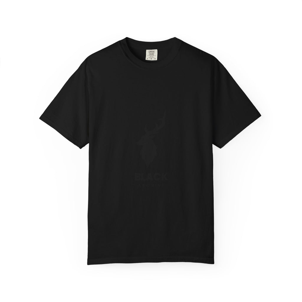 'BLACK ARCHIVE' Minimalist Deer Graphic Tee